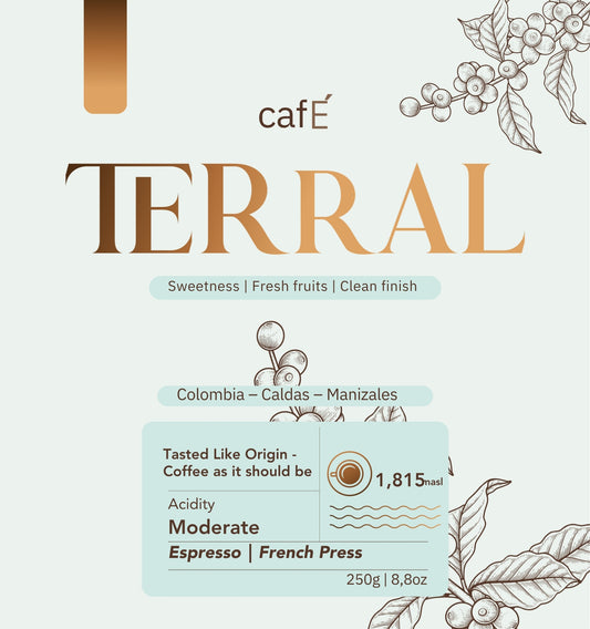 TERRAL – Balanced specialty coffee with notes of red fruits and chocolate