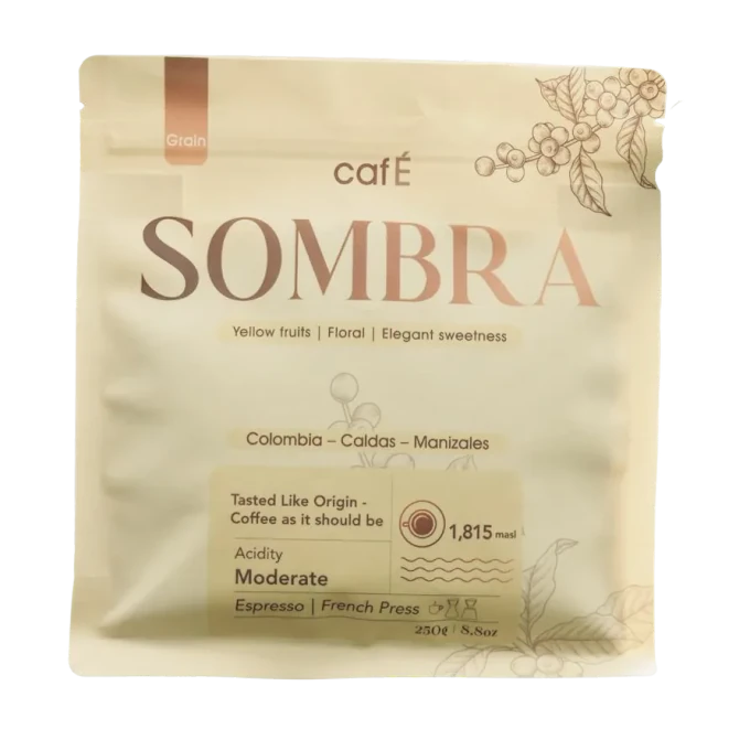 SOMBRA – Intense specialty coffee with notes of cocoa and spices